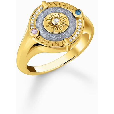 Thomas Sabo Ring - Siegelring mit Sonnensymbol - TR2449-974-1 Thomas Sabo Ring - Siegelring mit Sonnensymbol - TR2449-974-1