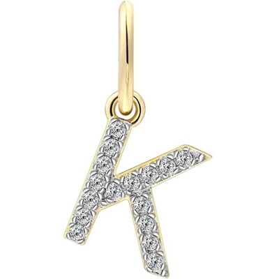 XENOX Charm - K Letter - XS10450G/K XENOX Charm - K Letter - XS10450G/K