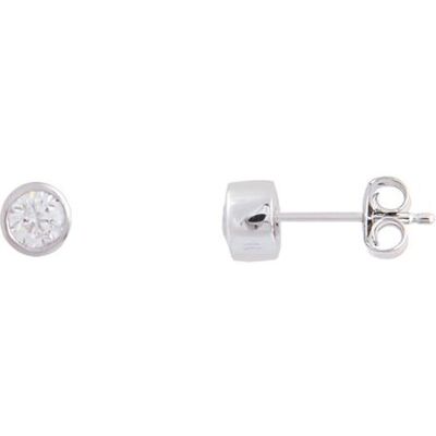 XENOX Ohrstecker - Silver Circle Zargenfassung - XS7028 XENOX Ohrstecker - Silver Circle Zargenfassung - XS7028