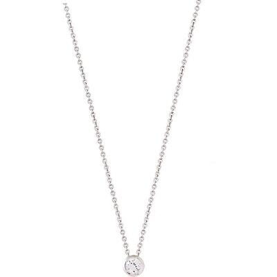 XENOX Collier - Silver Circle Zargenfassung - XS7281 XENOX Collier - Silver Circle Zargenfassung - XS7281