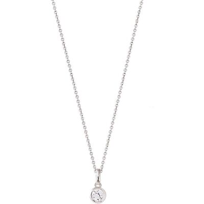 XENOX Collier - Silver Circle Zargenfassung - XS7285 XENOX Collier - Silver Circle Zargenfassung - XS7285