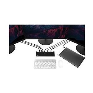 StarTech.com USB-C Dockingstation - Drei 4K Monitor Docking station mit zwei DisplayPort & HDMI - 100W Power Delivery - USB-C, 4x USB-A Hub - USB 3.1 Gen 1 Typ-C Dock - Windows & Mac (DK30CH2DEPUE) - Dockingstation - USB-C - HDMI, DP - GigE - TAA-...