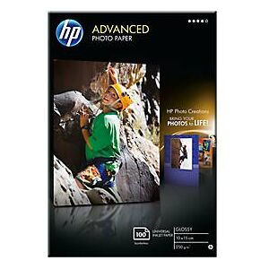 Hewlett Packard Fotopapier HP Advanced, hochglänzend, 10 x 15 cm, 100 Blatt