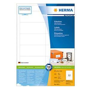 Herma Premium-Etiketten auf DIN A4-Blättern, 2400 Etiketten, 200 Bogen