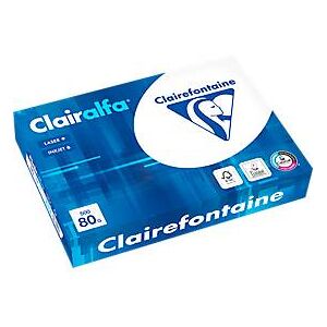 Kopierpapier Clairefontaine Clairalfa, DIN A4, 80 g/m², hochweiß, 5 x 500 Blatt