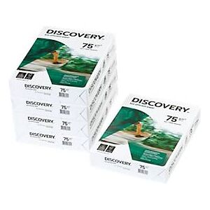 Kopierpapier Discovery, ökoeffizient, DIN A4, 75 g/m², 5 x 500 Blatt