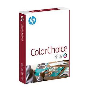 Kopierpapier Hewlett Packard ColorChoice, DIN A4, 100 g/m², hochweiß, 1 Karton = 5 x 500 Blatt