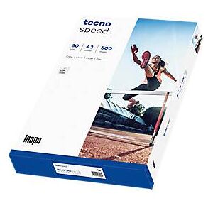 Inapa Kopierpapier tecno speed, DIN A3, 80 g/m², weiß, 1 Karton = 5 x 500 Blatt