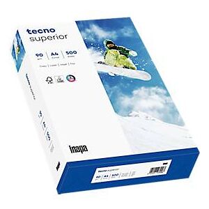 Inapa Kopierpapier tecno superior, DIN A4, 90 g/m², hochweiß, 1 Paket = 500 Blatt