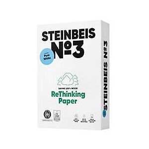 Recyclingpapier Steinbeis №3, DIN A4, 80 g/m², naturweiß, 1 Karton = 5 x 500 Blatt