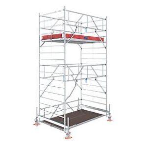 Alu-Fahrgerüst Stabilo Serie 500, 200 kg/m², TÜV-geprüft, gebremste Rollen, L 2500 x B 1500 x H 5500 mm