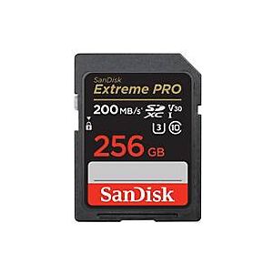 SanDisk Extreme Pro - Flash-Speicherkarte - 256 GB - Video Class V30 / UHS-I U3 / Class10 - SDXC UHS-I