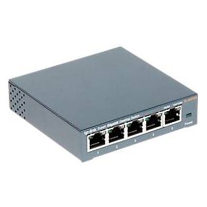 Netzwerkswitch TP-Link TL-SG105, 5 x RJ45 Ports, 10/100/1000 Mbit/s, Duplex-Modus, Autoabstimmung, Flusskontrolle, B 99,8 x T 98 x H 25 mm