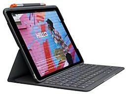 Logitech Slim Folio - Tastatur und Foliohülle - kabellos - Bluetooth LE - QWERTZ - Deutsch