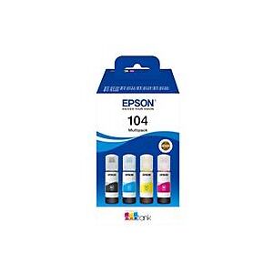 Epson EcoTank 104 - 4er-Pack - Schwarz, Gelb, Cyan, Magenta - original - Nachfülltinte