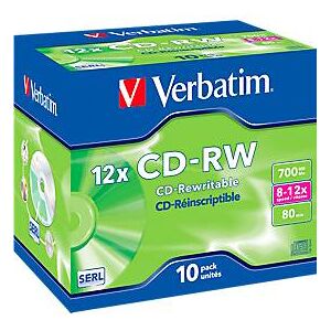 Verbatim® CD-RW, 10er Jewelcase