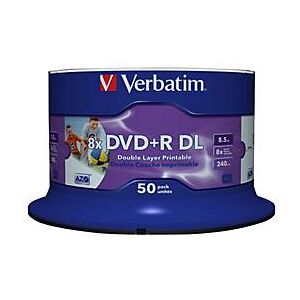 Verbatim - DVD+R DL x 50 - 8.5 GB - Speichermedium