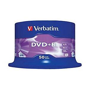 Verbatim - DVD+R x 50 - 4.7 GB - Speichermedium