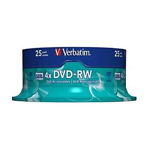 Verbatim - DVD-RW x 25 - 4.7 GB - Speichermedium