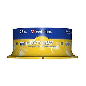 Verbatim - DVD+RW x 25 - 4.7 GB - Speichermedium