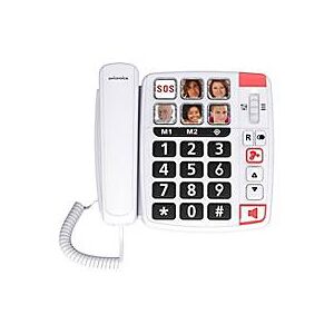 Alcatel Swissvoice Xtra 1110 - Telefon mit Schnur - weiß