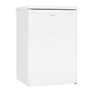 Vollraumkühlschrank exquisit KS16-4-E-040E, 100 W, 109 l, 40 dB, 2 Fächer/1 Kühlfach/1 Frischefach/3 Türfächer, B 550 x T 570 x H 855 mm, weiß