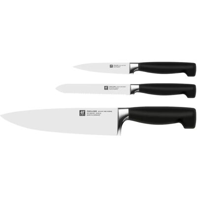 J A Henckels Zwilling Vier Sterne Messenset - 3-teilig J A Henckels Zwilling Vier Sterne Messenset - 3-teilig
