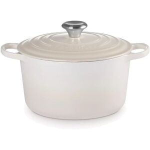 Le Creuset Bräter hoch mit Deckel 24 cm Signature Meringue