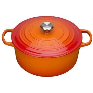 Le Creuset Bräter mit Deckel 24 cm Signature ofenrot