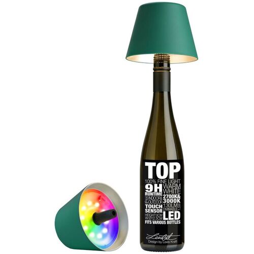 Sompex LED-Leuchte 11 cm 1,3 W Top 2.0 grün mit RGB-Farbwechsel