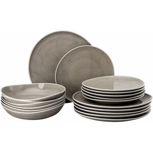 Rosenthal Teller-Set 18-tlg. Junto Pearl Grey Rosenthal Teller-Set 18-tlg. Junto Pearl Grey