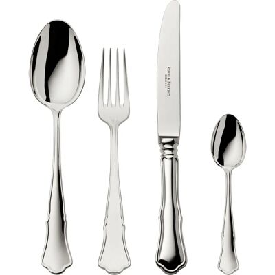 Robbe & Berking 4 tlg. Garnitur Alt Chippendale 150 g versilbert Robbe & Berking 4 tlg. Garnitur Alt Chippendale 150 g versilbert