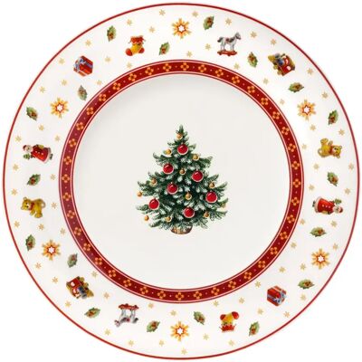 Villeroy & Boch VILLEROY & BOCH Set 6 Dessertteller Toy's Delight 21,5 cm Weiß Rot - dessert plates Villeroy & Boch VILLEROY & BOCH Set 6 Dessertteller Toy's Delight 21,5 cm Weiß Rot - dessert plates