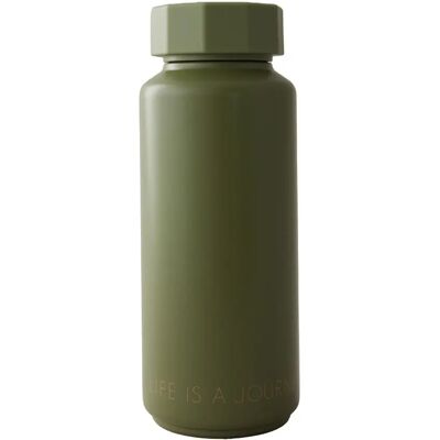 Design Letters Thermoflasche - Forest Green - 500ml - Hält Warm & Cold Design Letters Thermoflasche - Forest Green - 500ml - Hält Warm & Cold