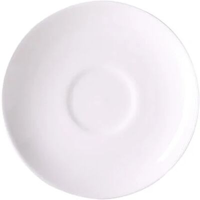 Dibbern Weiße Bone China Kaffee/Tee-Untertasse - 15 cm Dibbern Weiße Bone China Kaffee/Tee-Untertasse - 15 cm