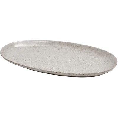 Ladelle Servierplatte oval 41x25 cm Artisan hellgrau Ladelle Servierplatte oval 41x25 cm Artisan hellgrau