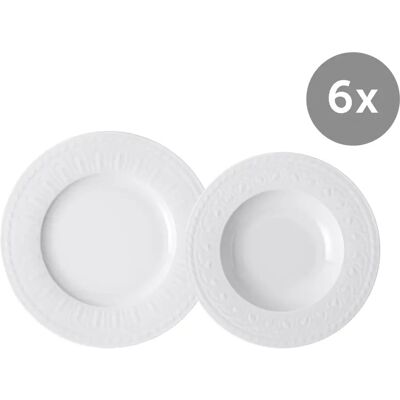 Villeroy & Boch Set Cellini Speisteller und Suppenteller 12-tlg. Villeroy & Boch Set Cellini Speisteller und Suppenteller 12-tlg.