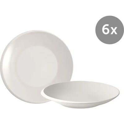 Villeroy & Boch Set Newmoon Schale flach und Speiseteller 12-tlg. Villeroy & Boch Set Newmoon Schale flach und Speiseteller 12-tlg.