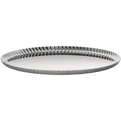 Alessi Tablett aus Edelstahl 18/10 rund 31x1,5cm Alessi Tablett aus Edelstahl 18/10 rund 31x1,5cm