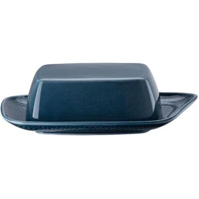Rosenthal Junto Ocean Blue Butterdose - 250 g Porzellan Rosenthal Junto Ocean Blue Butterdose - 250 g Porzellan