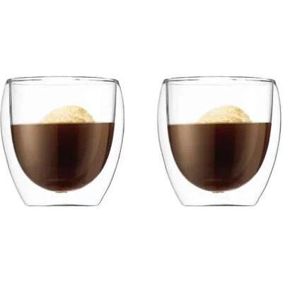 Bodum Kaffeeglas 2er-Set Pavina klar Bodum Kaffeeglas 2er-Set Pavina klar