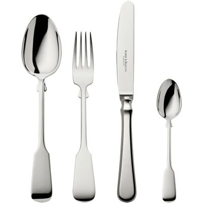 Robbe & Berking Menübesteck-Set 4-tlg. Spaten 150 g versilbert Robbe & Berking Menübesteck-Set 4-tlg. Spaten 150 g versilbert