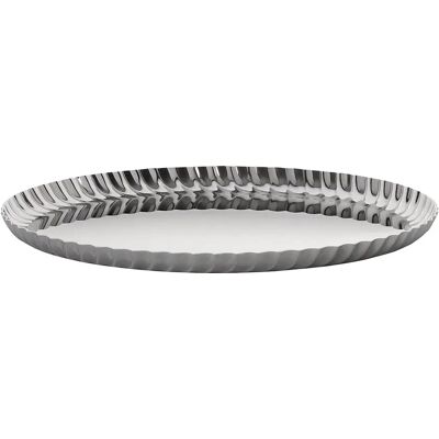 Alessi Tablett aus Edelstahl 18/10 rund 23x1,5cm Alessi Tablett aus Edelstahl 18/10 rund 23x1,5cm