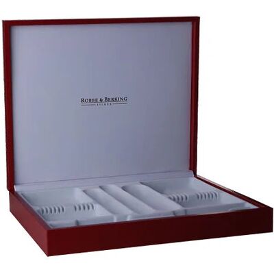 Robbe & Berking Luxuskassette Holz/Leder 24 o.30tlg. 41 X 34 X 7 cm Robbe & Berking Luxuskassette Holz/Leder 24 o.30tlg. 41 X 34 X 7 cm