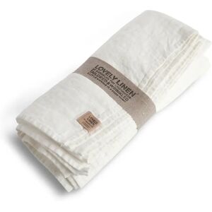 Lovely Linen - Geschirrtuch aus gewaschener Leinen - Weiß - 145X300 - Tischdecke Lovely Linen - Geschirrtuch aus gewaschener Leinen - Weiß - 145X300 - Tischdecke