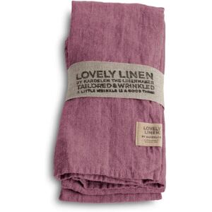 Lovely Linen - Europäisches Leinen 4er-Pack - Rosa - 45X45 Tischwäsche Lovely Linen - Europäisches Leinen 4er-Pack - Rosa - 45X45 Tischwäsche