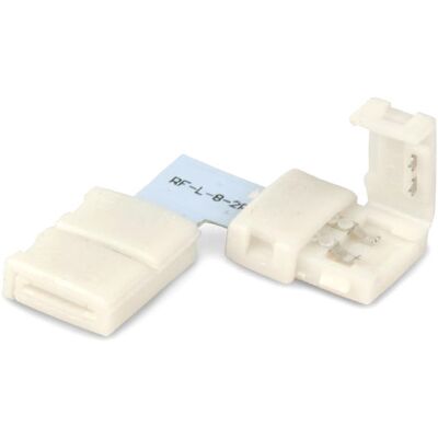 Isoled Clip-Eck-Verbinder (Max. 5a) Für 2-Pol. Ip20 Flexstripes Mit Breite 8mm, Pitch-Abstand Isoled Clip-Eck-Verbinder (Max. 5a) Für 2-Pol. Ip20 Flexstripes Mit Breite 8mm, Pitch-Abstand