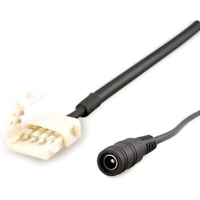 Isoled Clip-Rundstecker-Anschluss (Max. 5a) Für 2-Pol. Ip20 Flexstripes Breite 10mm Isoled Clip-Rundstecker-Anschluss (Max. 5a) Für 2-Pol. Ip20 Flexstripes Breite 10mm