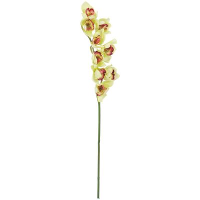 EUROPALMS Künstliche Orchideenzweig - 90cm Grün/Gelbe Blumen EUROPALMS Künstliche Orchideenzweig - 90cm Grün/Gelbe Blumen