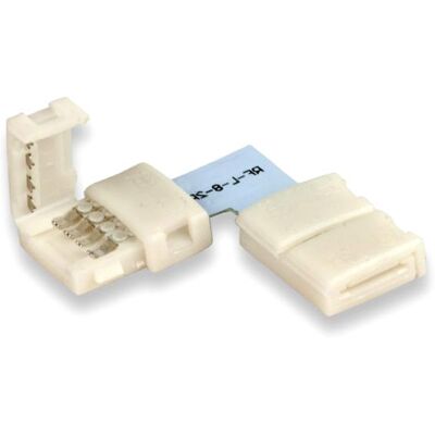 Isoled Clip-Eck-Verbinder (Max. 5a) Für 2-Pol. Ip20 Flexstripes Mit Breite 10mm, Pitch-Abstand Isoled Clip-Eck-Verbinder (Max. 5a) Für 2-Pol. Ip20 Flexstripes Mit Breite 10mm, Pitch-Abstand